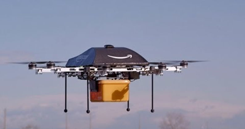 Amazon dron package delivery