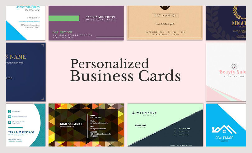 Personalized business cards